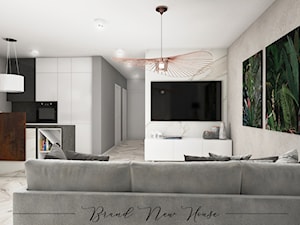 Nowoczesny apartament - Salon, styl nowoczesny - zdjęcie od Brand New House