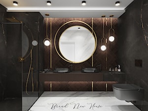Projekt łazienki - Łazienka, styl glamour - zdjęcie od Brand New House