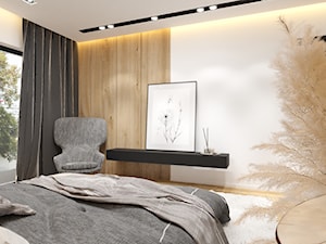 Czerń i biel - Sypialnia, styl nowoczesny - zdjęcie od Brand New House