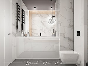 Jasna łazienka - Sypialnia, styl nowoczesny - zdjęcie od Brand New House