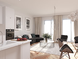Paryski apartament - Salon, styl prowansalski - zdjęcie od Brand New House