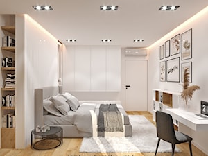 Czerń i biel - Sypialnia, styl nowoczesny - zdjęcie od Brand New House