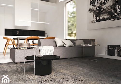 Mniej znaczy więcej - Salon, styl minimalistyczny - zdjęcie od Brand New House