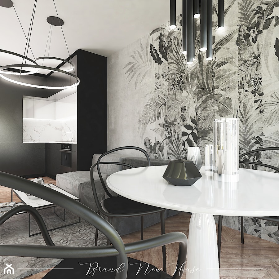 Apartament 30m2 - Jadalnia, styl nowoczesny - zdjęcie od Brand New House