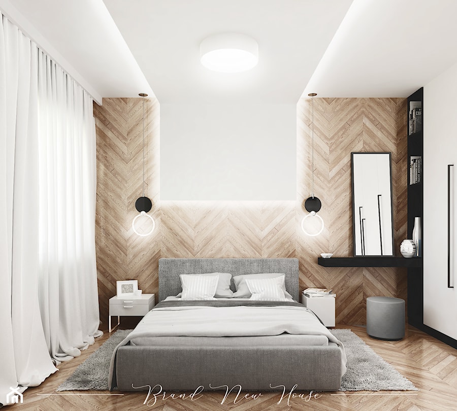 Apartament 30m2 - Sypialnia, styl nowoczesny - zdjęcie od Brand New House