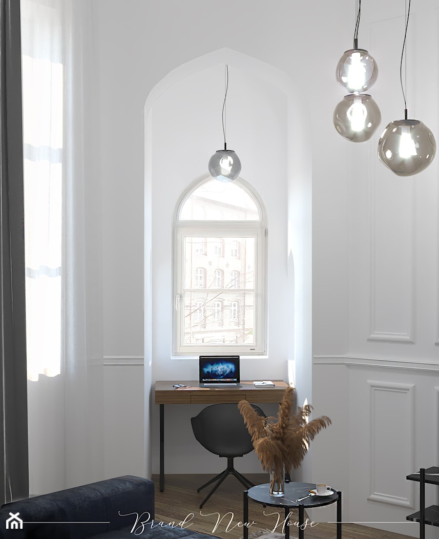 Klasyczny apartament - Biuro, styl tradycyjny - zdjęcie od Brand New House - Homebook