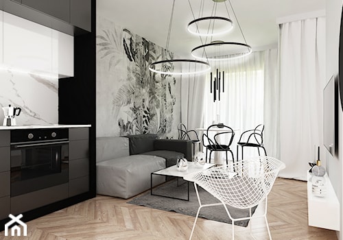 Apartament 30m2 - Kuchnia, styl nowoczesny - zdjęcie od Brand New House