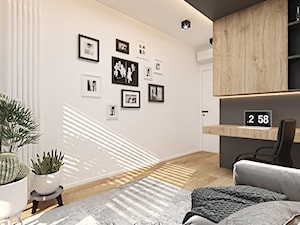Czerń i biel - Biuro, styl nowoczesny - zdjęcie od Brand New House