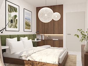 Wnętrze w stylu boho - Średnia biała sypialnia, styl rustykalny - zdjęcie od Brand New House