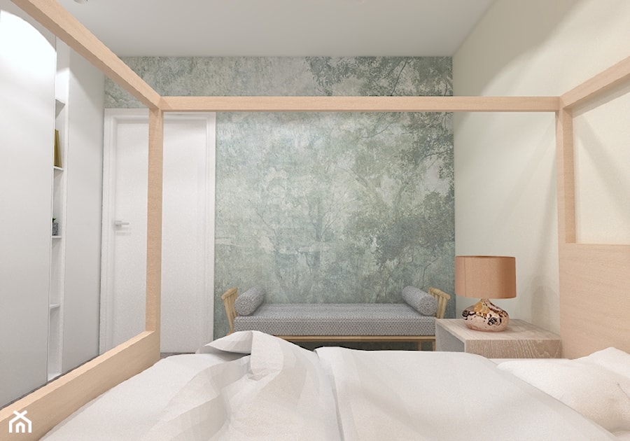 Sypialnia w stylu skandynawskim - zdjęcie od Minimalist STUDIO