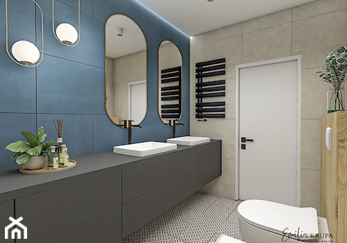 nowoczesna łazienka - zdjęcie od Emilia Krupa Projektant Wnetrz