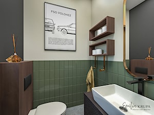 Lokal biurowy - łazienka - zdjęcie od Emilia Krupa Projektant Wnetrz