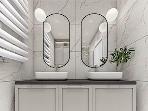 Nowoczesna jasna łazienka - zdjęcie od Emilia Krupa Projektant Wnetrz