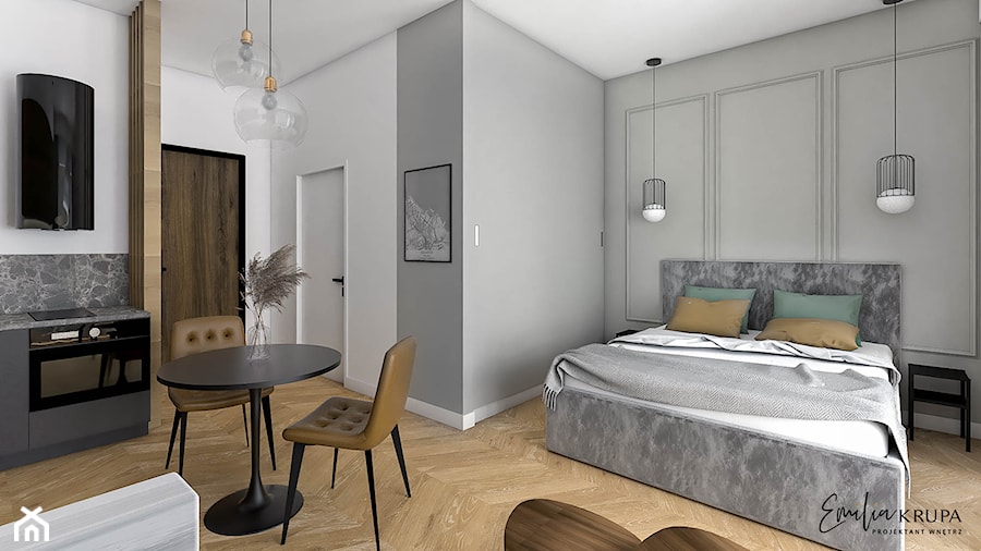 Apartament na wynajem - zdjęcie od Emilia Krupa Projektant Wnetrz