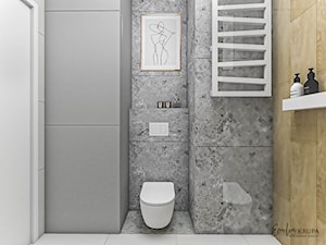 Nowoczesna łazienka z terazzo - zdjęcie od Emilia Krupa Projektant Wnetrz