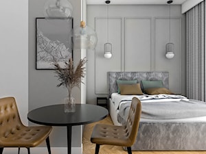 Sypialnia w apartamencie na wynajem - zdjęcie od Emilia Krupa Projektant Wnetrz