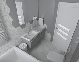 Trzy kolory łazienki - Szara - zdjęcie od dekoton - Homebook