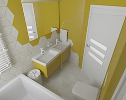 Trzy kolory łazienki - Żółta - zdjęcie od dekoton - Homebook