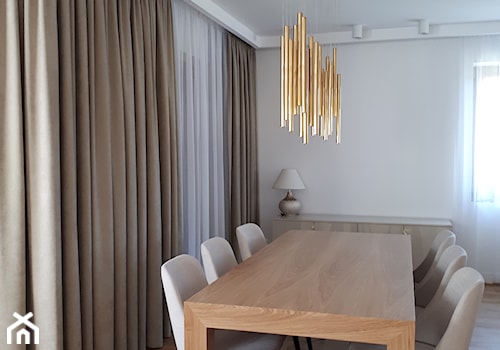 złote lampy i zasłony - zdjęcie od sw design dekoracje okien