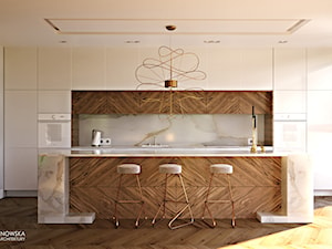 kuchnia, art deco, nowoczesna, przytulna - zdjęcie od Ludwinowska Studio Architektury
