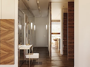 hall, art deco, nowoczesny, przytulny, orzech amerykański - zdjęcie od Ludwinowska Studio Architektury