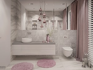 Minimalistyczna łazienka dla dziewczynki - zdjęcie od Ludwinowska Studio Architektury