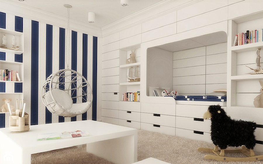 Pokój dziecka w stylu marines - zdjęcie od Ludwinowska Studio Architektury