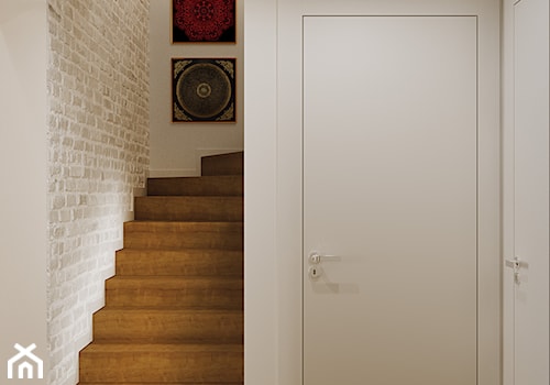 GEISHA - Średni biały hol / przedpokój, styl skandynawski - zdjęcie od Ludwinowska Studio Architektury
