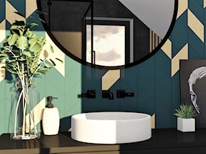 Projekt domu jednorodzinnego - Łazienka - zdjęcie od BF Studio - projektowanie wnętrz
