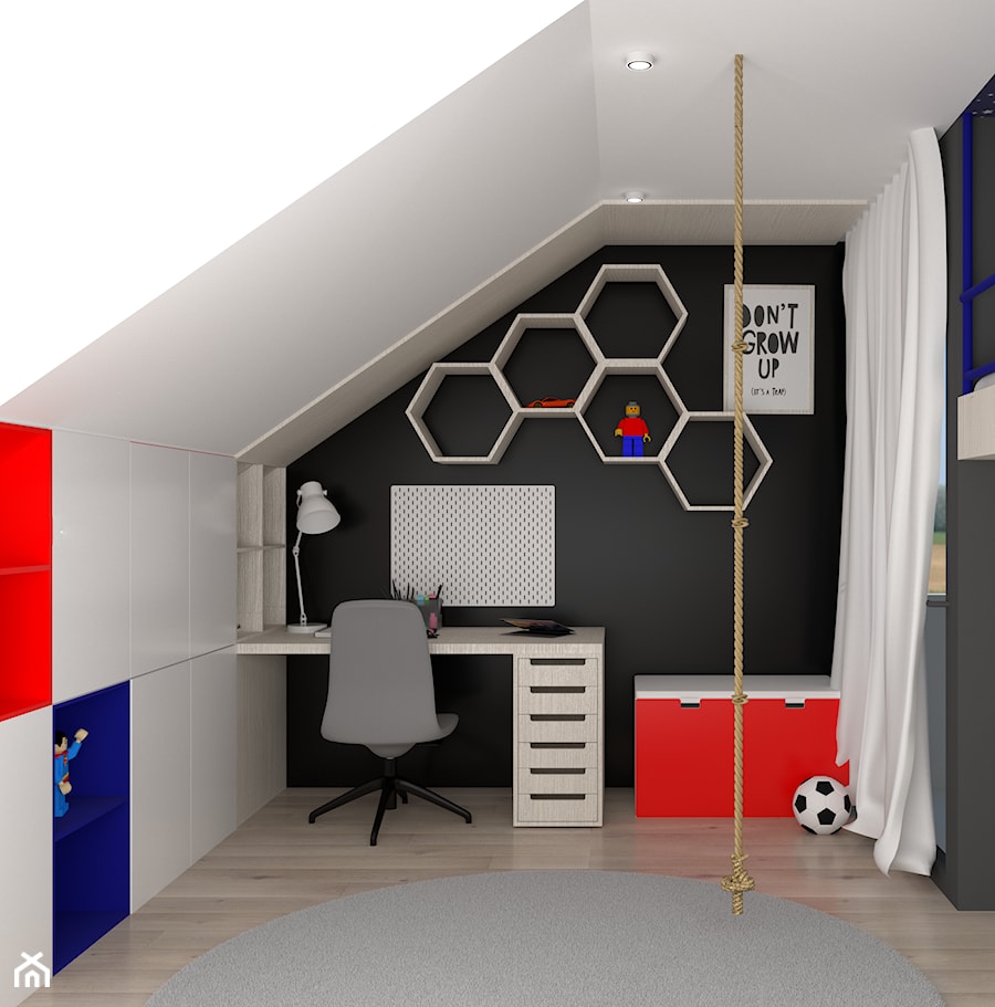 Pokój dla chłopca - zdjęcie od NIE TAK TO TAK Pracownia Architektury Wnętrz