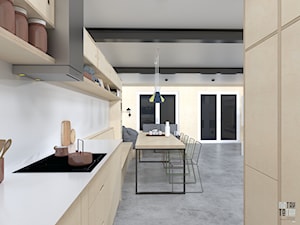 Projekt wnętrza dom szeregowy - Kuchnia, styl skandynawski - zdjęcie od NIE TAK TO TAK Pracownia Architektury Wnętrz