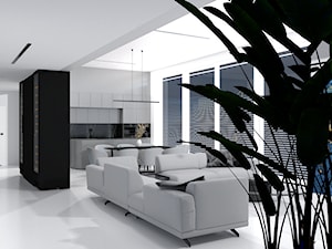 Projekt wnętrza domu Gliwice - Salon, styl nowoczesny - zdjęcie od NIE TAK TO TAK Pracownia Architektury Wnętrz