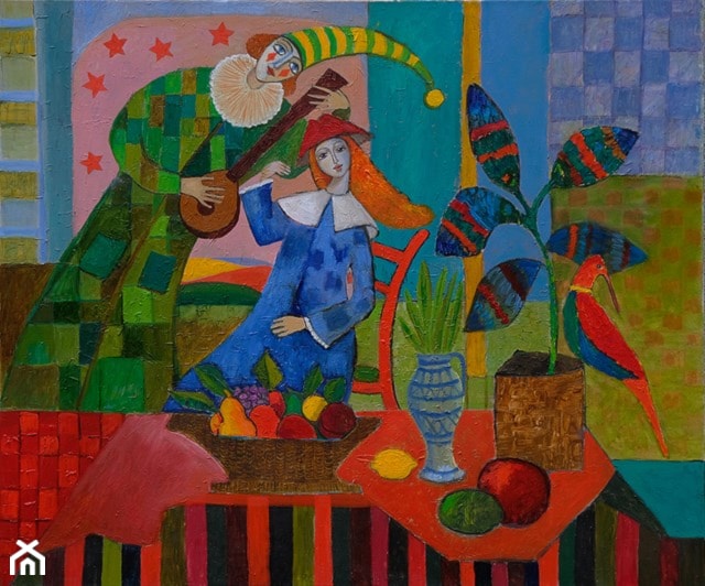 Elżbieta Łysak-Ostrowska - obrazy olejne na płótnie - zdjęcie od Art in House Gallery Online