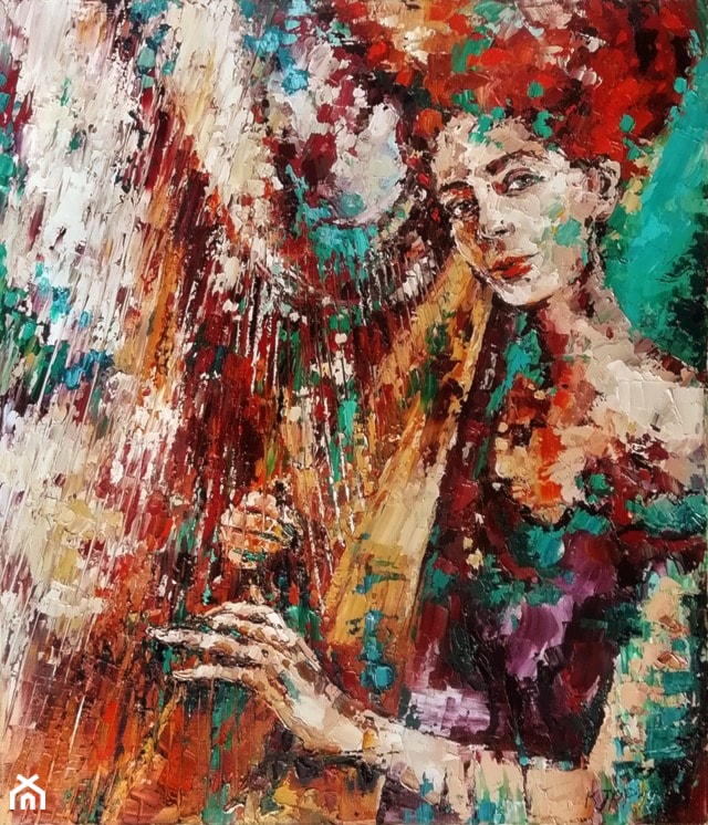 Krystyna Róż-Pasek - Chluba - obrazy olejne na płótnie - zdjęcie od Art in House Gallery Online