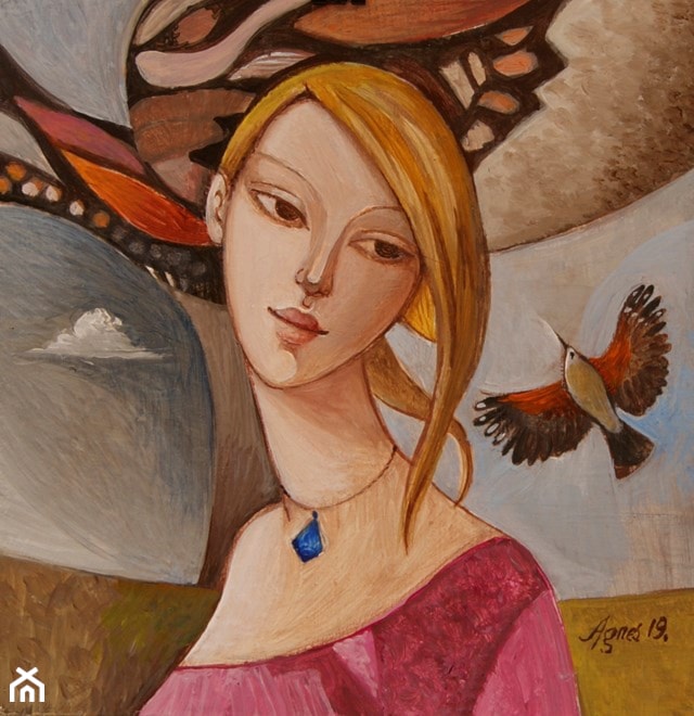 Agnieszka Korczak-Ostrowska - obrazy malowane na płótnie - zdjęcie od Art in House Gallery Online