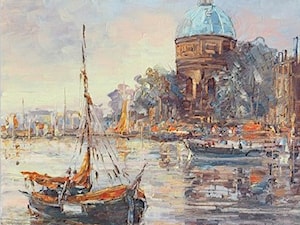 Henryk Włoch - Amsterdam, obrazy olejne - zdjęcie od Art in House Gallery Online