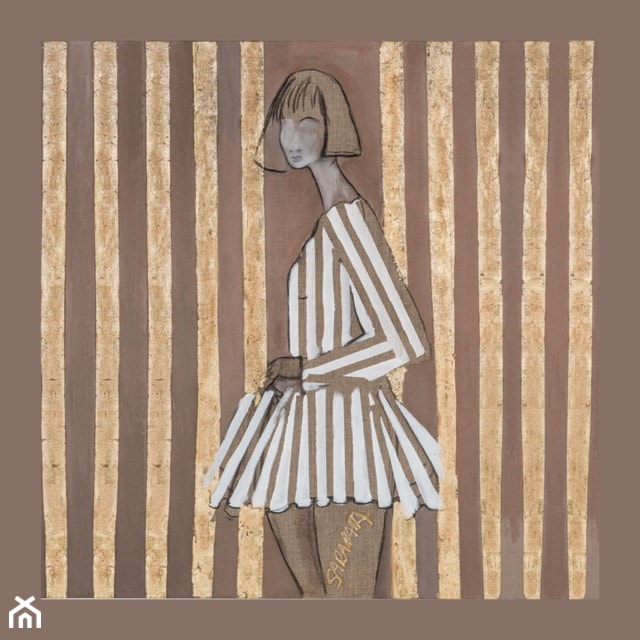Joanna Sarapata - chusty z obrazami malowanymi - zdjęcie od Art in House Gallery Online