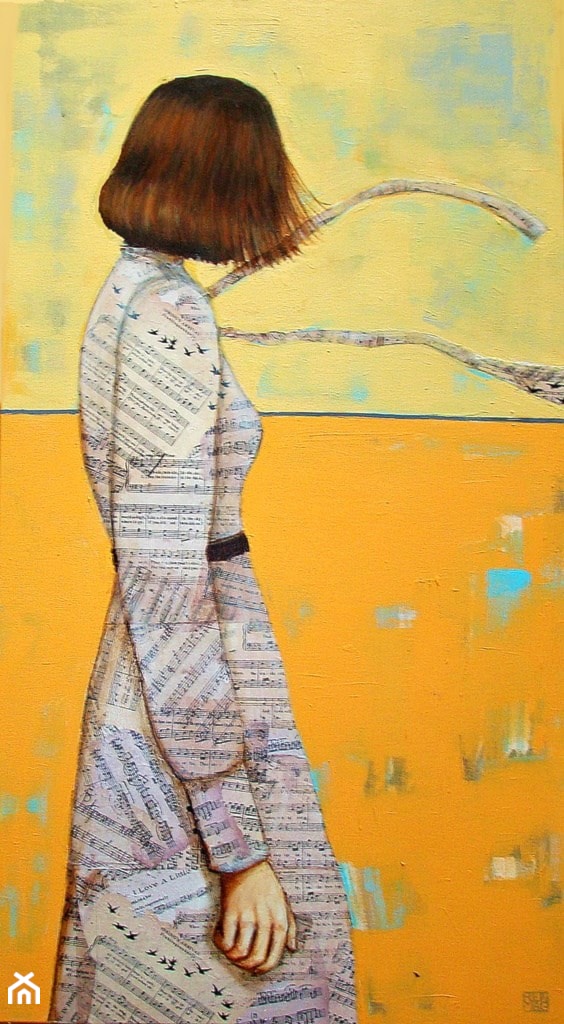 Renata Magda, Wędrujące myśli - obrazy malowane na płótnie - zdjęcie od Art in House Gallery Online