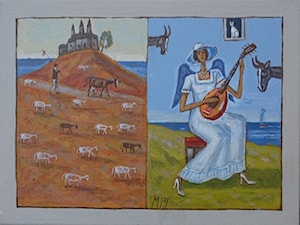 Mikołaj Malesza - obrazy malowane na płótnie - zdjęcie od Art in House Gallery Online