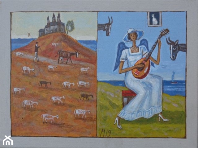 Mikołaj Malesza - obrazy malowane na płótnie - zdjęcie od Art in House Gallery Online - Homebook
