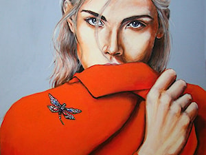 Renata Magda, Ważka - obrazy malowane na płótnie - zdjęcie od Art in House Gallery Online