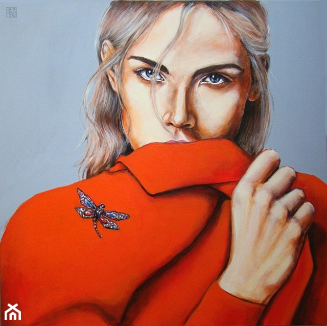Renata Magda, Ważka - obrazy malowane na płótnie - zdjęcie od Art in House Gallery Online - Homebook