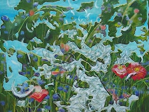 Maria Kucia-Albin - obrazy malowane wiosenne - zdjęcie od Art in House Gallery Online