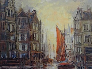 Henryk Włoch - Amsterdam, obrazy olejne - zdjęcie od Art in House Gallery Online