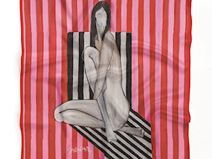 Joanna Sarapata - szale z obrazami malowanymi - zdjęcie od Art in House Gallery Online