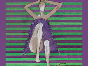 Joanna Sarapata - chusty z obrazami malowanymi - zdjęcie od Art in House Gallery Online