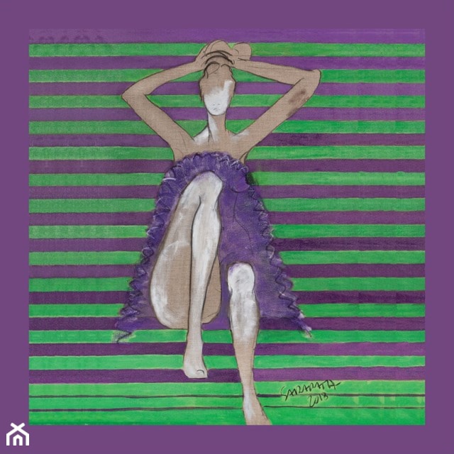 Joanna Sarapata - chusty z obrazami malowanymi - zdjęcie od Art in House Gallery Online - Homebook