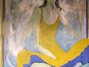 Joanna Sarapata - Rozmowa - obrazy olejne i pastelowe - zdjęcie od Art in House Gallery Online