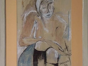 Joanna Sarapata - Kobieta - obrazy olejne i pastelowe - zdjęcie od Art in House Gallery Online
