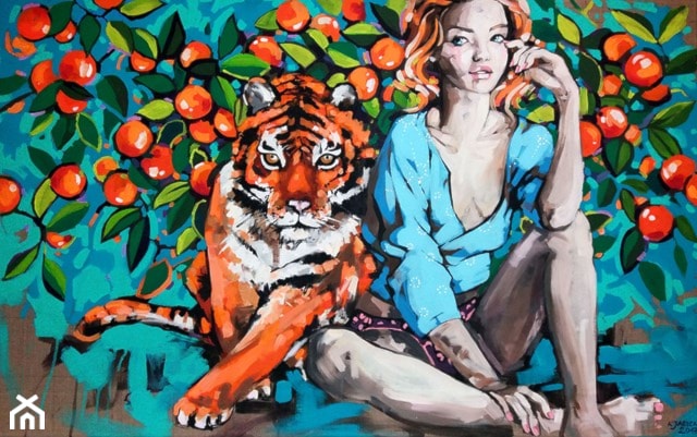 Kamila Jarecka - obrazy malowane na płótnie - zdjęcie od Art in House Gallery Online
